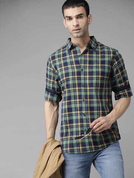 Roadster women's checkered casual reversible shirt store
