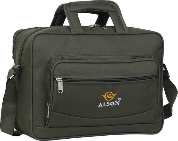 Alson Men & Women Green Messenger Bag