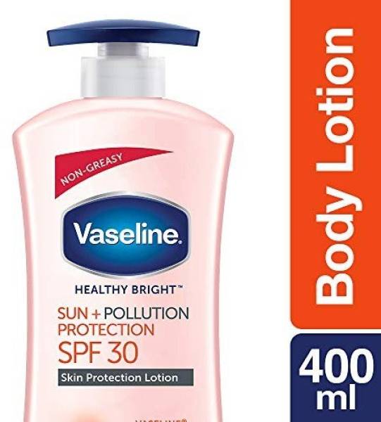 Vaseline Sun + Pollution Spf 30 Multi-Vitamin UV Body Lotion 400 ml { pack of 1}