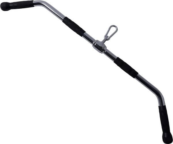 Black Mountain LAT Pulldown Bar Cable Machine Attachment with Rubber Handle 36 inch Multi-training Bar
