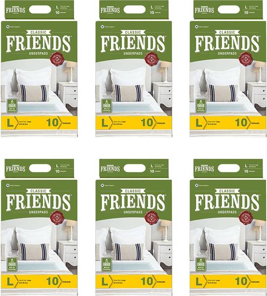 FRIENDS Classic Underpads Adult Diapers - L