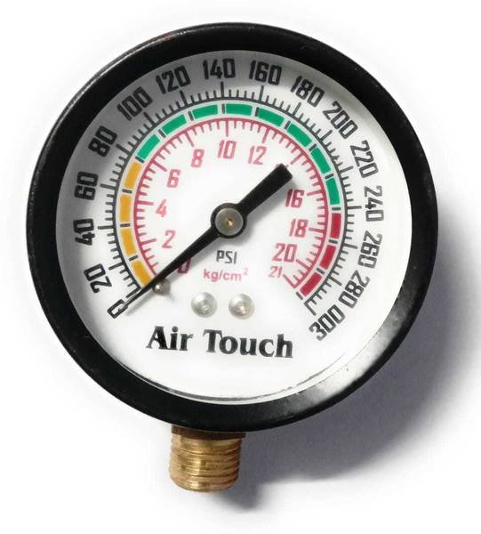 SEAHORSE POLYMERS Analog Tire Pressure Gauge Air Compressor Pressure Gauge Rang 0 to 21 Kg/Cm2 / PSI 0 to 300