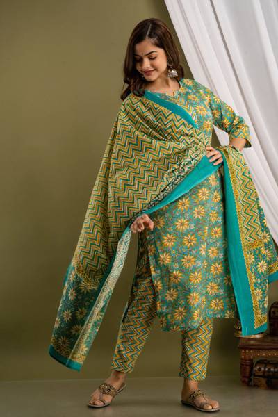 his&her Women Kurta Pant Set