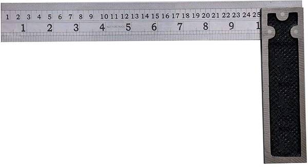 Exotic Arcade Tri Square 12 Inch || 90 Degrees Right Angle Ruler 12 Inch Tri-Square