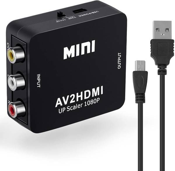microware TV out Cable RCA AV To HDMI Converter Adapter Composite