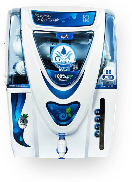 Grand plus EPIC 12 L RO + UV + UF + TDS Water Purifier with Prefilter