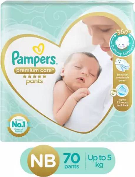 Pampers Premium PANTS NB 70PIS - XS
