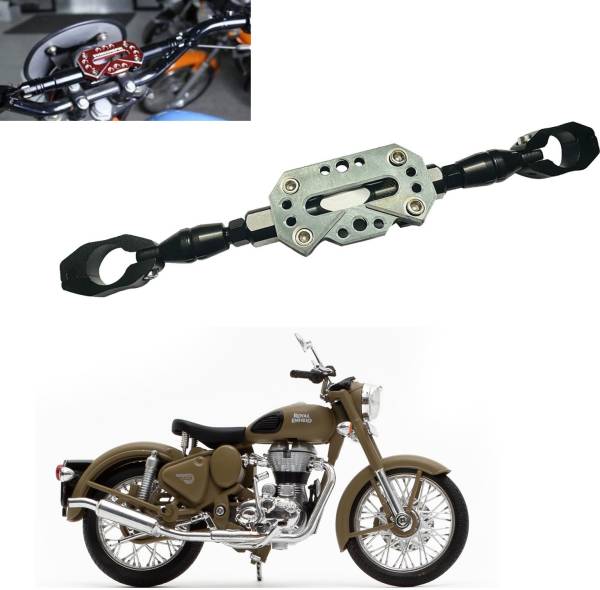 Vagary CNC Adjustable Motorcycle Handlebar Cross Bar For Royal Enfield Desert Storm Clip-on Handle Bar