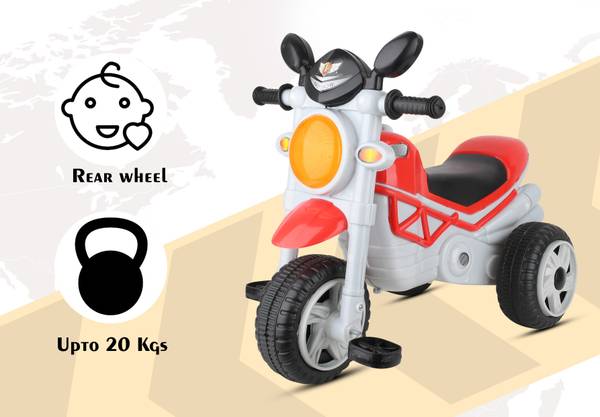 DUGGI MUGGI Smart Plug n Play Kids Ride on with Storage Space Best For kids Mini Bullet Tricycle for Kids,Smart Plug n Play Kids Ride on with Storage ...
