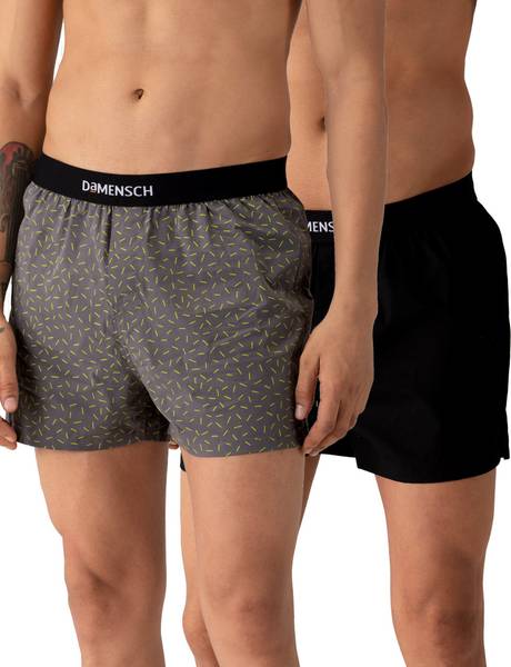 Damensch Breeze Solid Printed Men Boxer