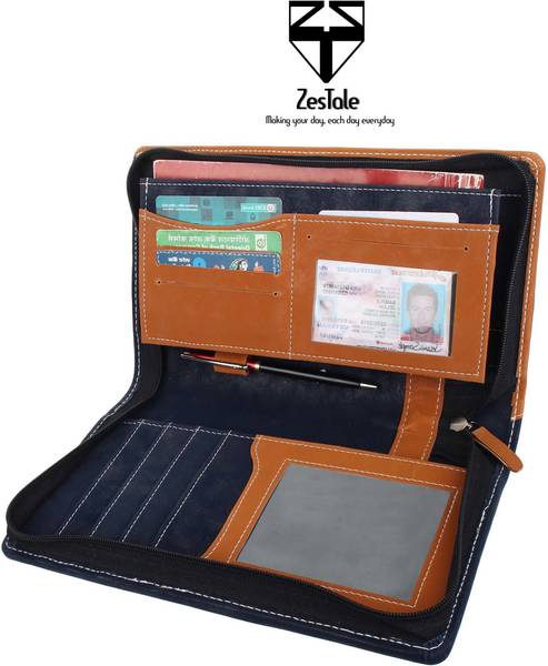 ZesTale Professional leatherette Cheque book holder and passbook cover