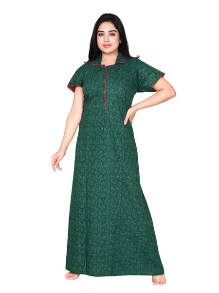 ZAIRRA Women Nighty