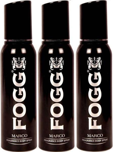 FOGG Regular Deo Combo Pack of 3 (Marco + Marco + Marco 360ml) Body Spray Deodorant Deodorant Spray - For Men & Women