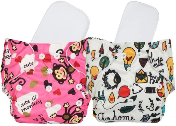 Playalong Free Size Reusable Cloth Diaper With 2 Dry Feel Absorbent Soaker Pad (3M-3Y)