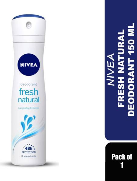 NIVEA Fresh Natural Long Lasting freshness Deodorant (PO1 X 150ML) Deodorant  Spray - For Women - Price History