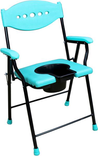 SONVI SURGICAL commode Chair for unisex/ADULT commode chair(Green) Commode Shower Chair