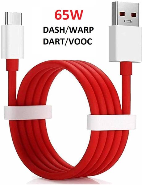 PROWARP USB Type C Cable 6.5 A 1 m 65W-10V/6.5A DART/WARP/VOOC/DASH TYPE C USB C CABLE