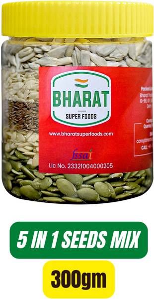 Bharat Super Foods 5 in 1 Mix Seeds for Eating Sunflower, P… | Price ...
