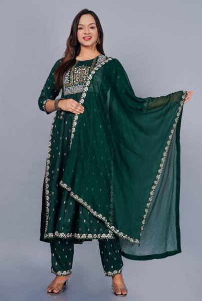 ASHRU Women Kurta Pant Set