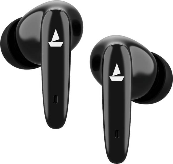 boAt Airdopes 181 with ENx Tech, BEAST Mode, ASAP Charge, 20 Hours Playtime Bluetooth Headset  (Carbon Black, True Wireless)