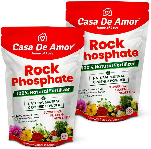Casa De Amor Rock Phosphate Fertilizer All Purpose Crushed Powder for Plants Fertilizer