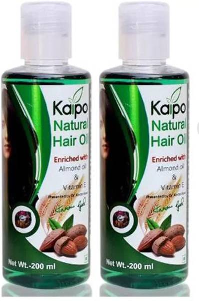 KAIPO [ known as Keva] Pure Natural Hair Oil & Vitamin E [2200=400ml]( Pack Of 2) Hair Oil