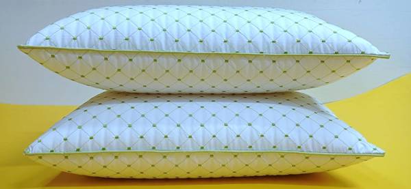 OZONE Mattress Queen Size 27 x 17 inch Classic Organic Kapok Ilavam Panju Silk Cotton Solid Sleeping Pillow Pack of 2