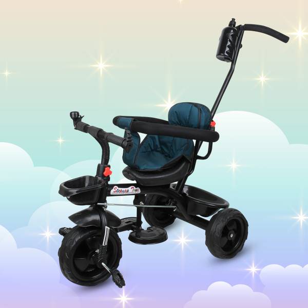 Stepupp Grow TRICYCLE FOR KIDS NEW MODEL ST-04 BLACK ST-04 BLACK TRICYCLE FOR BABY GIRL-05-05 Tricycle