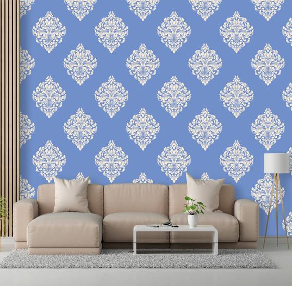 We Kreate Decorative Blue Wallpaper