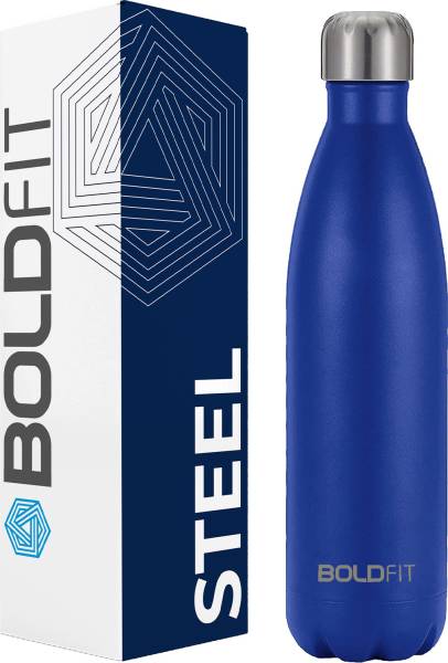 BOLDFIT Stainless Steel Water Bottle For Men & Women For Keeping Water Hot Or Cold 500 ml Bottle