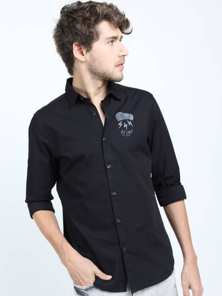 LOCOMOTIVE Men Striped Casual Multicolor Shirt