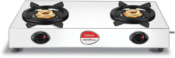 Vidiem GS S2 199 A VECTOR NERO 2 Stainless Steel Manual Gas Stove