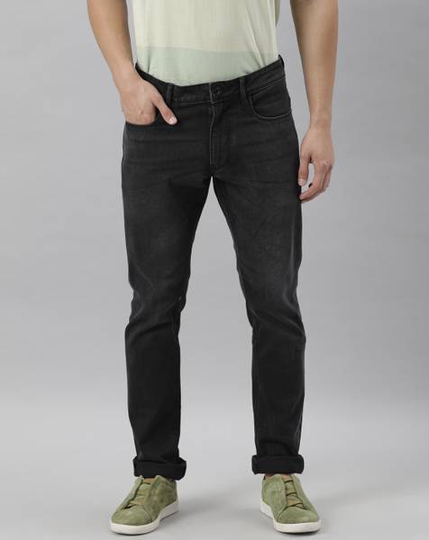 RARE RABBIT Slim Men Black Jeans