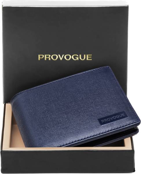 PROVOGUE Men Blue Genuine Leather Wallet