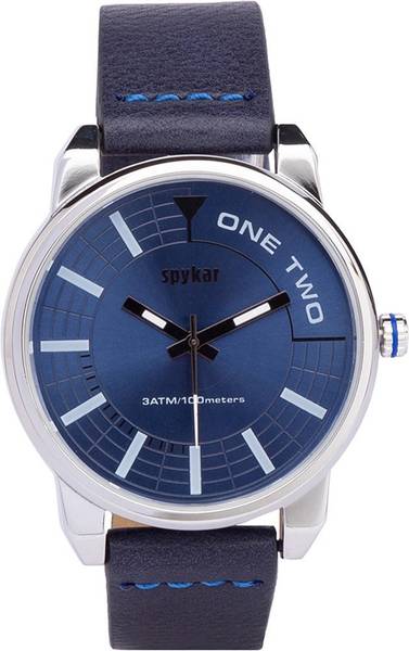 Spykar watch black on sale