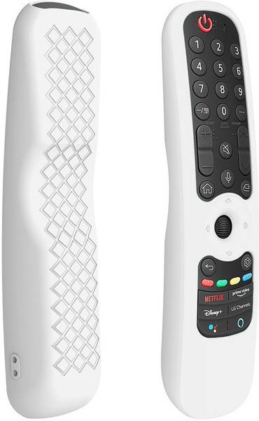 CALDIPREE Front & Back Case for LG MR21GA MR21N MR21GC Remote Control Cover LG OLED TV Magic Remote 2021 Model