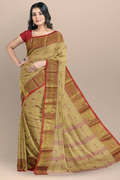 SLAGHA Woven Narayanpet Pure Cotton Saree