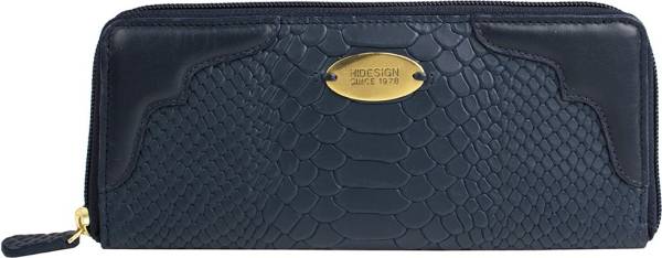 HIDESIGN Women Blue Genuine Leather Wallet