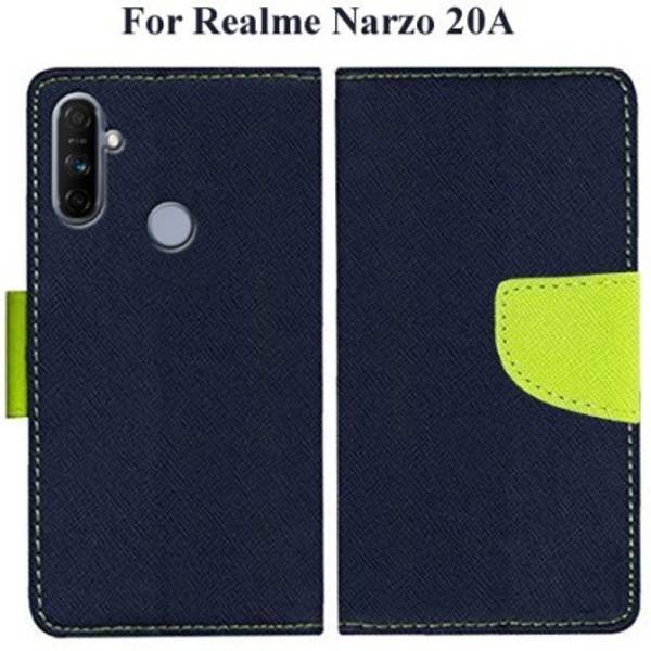 Realme Narzo 20A Artificial Leather Flip Cover
