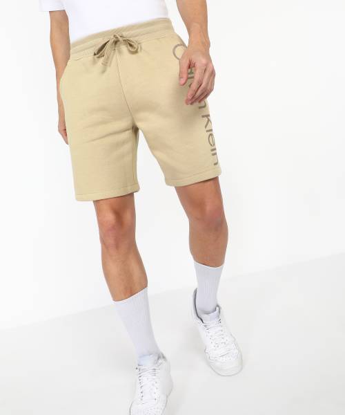 Calvin Klein Jeans Printed Men Brown Regular Shorts