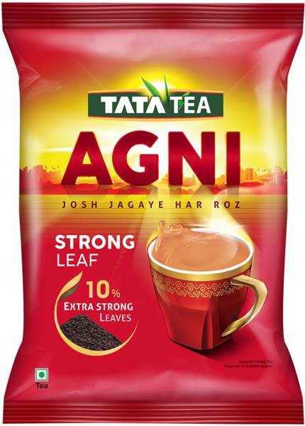 Tata Tea Agni Strong Leaf Tea Black Tea Pouch  (1 kg)