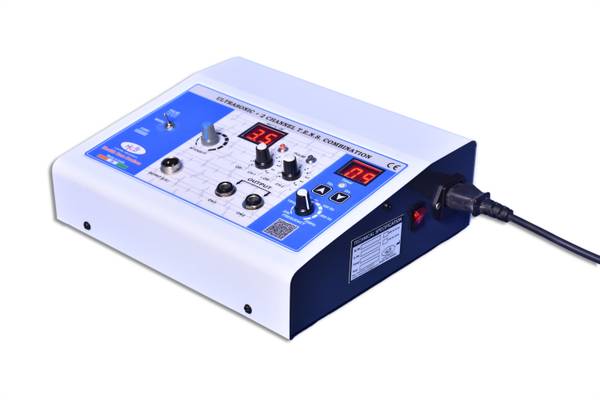 Health Care Devices Ultrasonic With TENS Machine Combo Ultrasound Machine 2 Channel Tens+Us Combo Physiotherapy Equipment Electrotherapy Electrotherap...