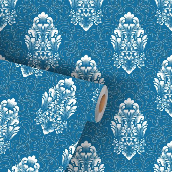 We Kreate Decorative Blue Wallpaper