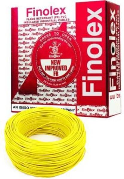 FINOLEX FR PVC 6 sq/mm Yellow 90 m Wire