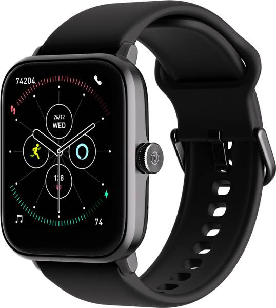 Noise ColorFit Pro 3 Alpha Smartwatch  (Black Strap, Regular)