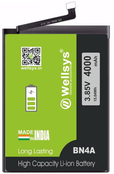 WELLSYS Mobile Battery For Xiaomi Redmi Note 7 / Note 7 Pro / Note 7S ( BN4A 4000MAH )