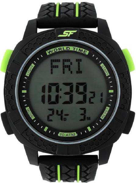 SF NL77058PP02 Sonata Fibre Digital Watch - For Men & Women