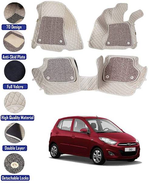 RKPSP Leatherite 7D Mat For Hyundai i10