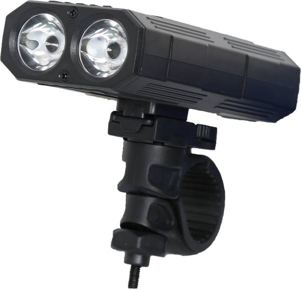FABSPORTS Rechargeable & Solar Charging Waterproof LED Headlamp Bicycle Light for outdoors LED Front Light