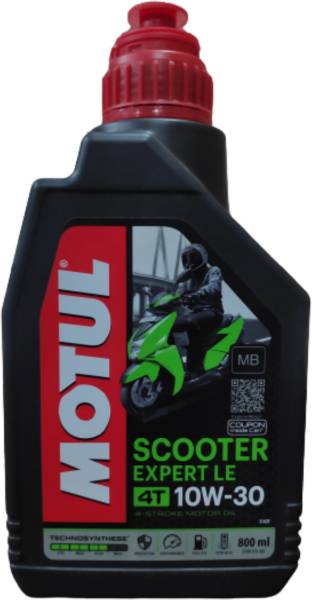 MOTUL SCOOTER EXPERT LE 4T 10W-30 4-STROKE MOTOR OIL TECHNOSYTHESE 800ML Synthetic Blend Engine Oil